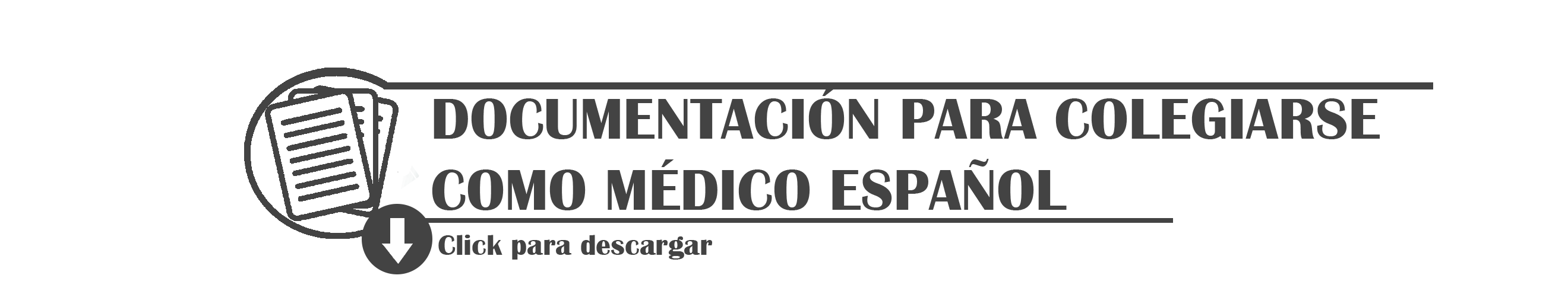 Documentación para colegiarse como médico español