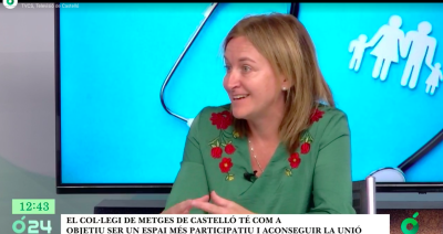 La doctora Suárez analiza temas de la actualidad sanitaria en una entrevista en TV Castelló