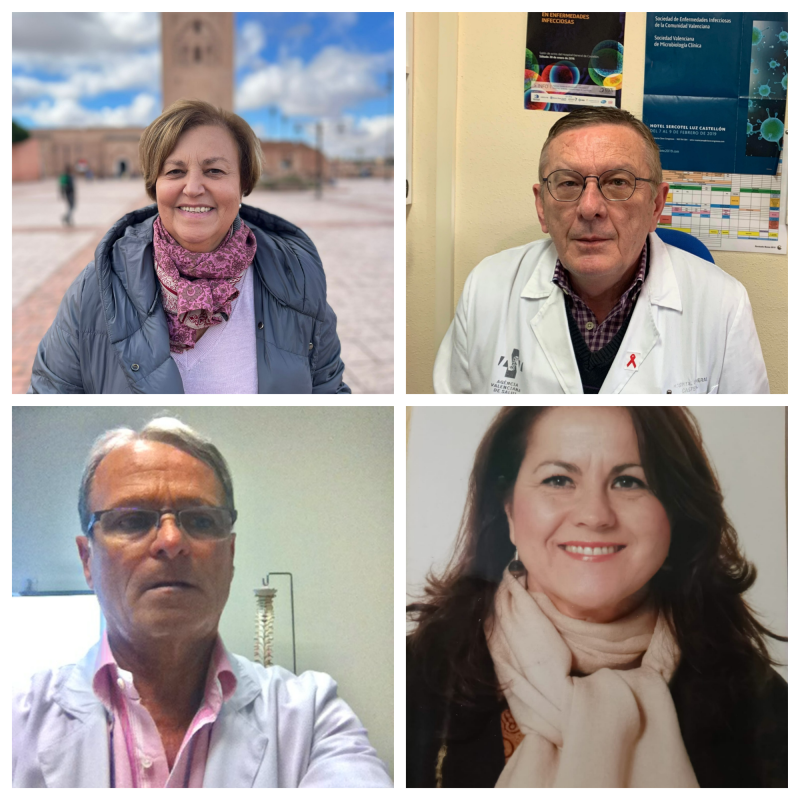 Los doctores Jordí Usó, López Farnós, Gema Carda y Nanda Sidro, Premio Dr. Boldó 2022