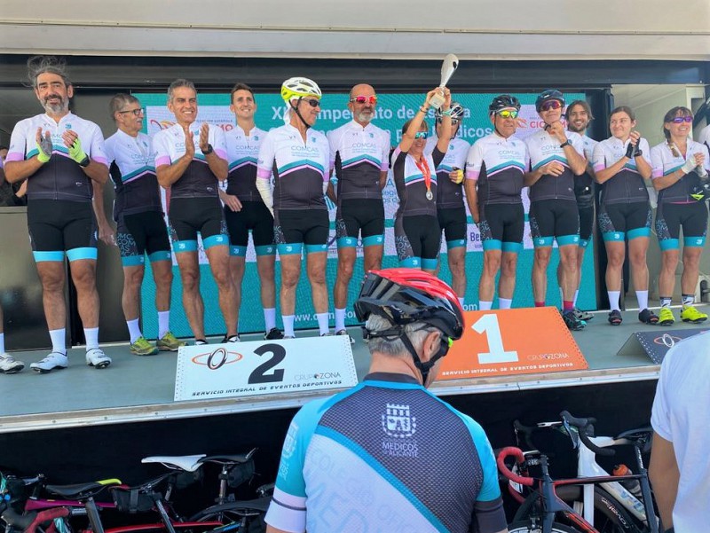La dra.Nuria Pascual, plata en el Campeonato de España de Ciclismo para Médicos de Castelló