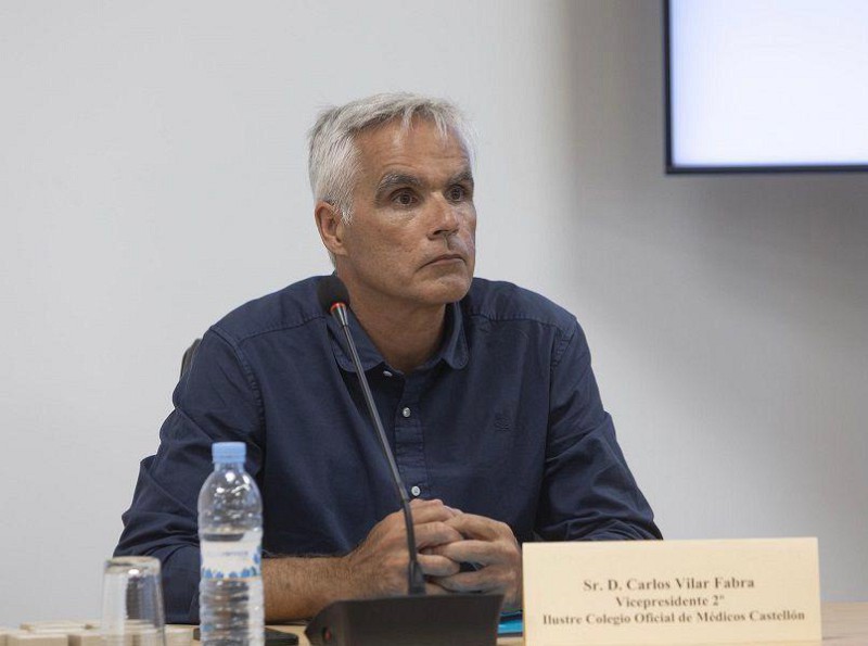 El doctor Carlos Vilar, presidente del COMCAS