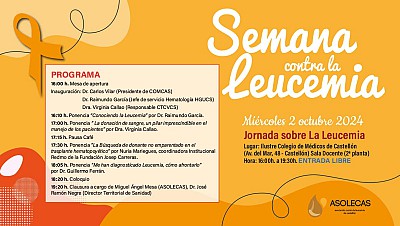 El COMCAS acoge esta tarde las actividades de  la Semana contra la Leucemia