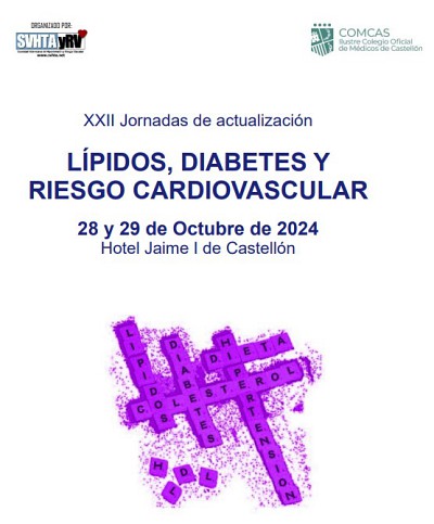 Castellón acoge hoy y mañana las  XXI Jornadas de actualización de Lípidos, Diabetes y Riesgo ..