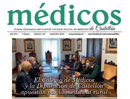 Publicada la revista "Médicos" de diciembre 2020
