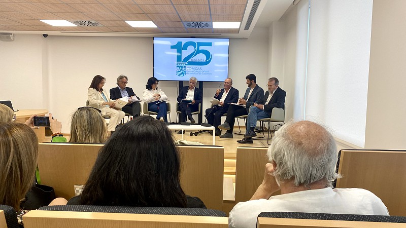 El futuro de la sanidad en Castellón, a debate en el Colegio de Médicos de Castelló