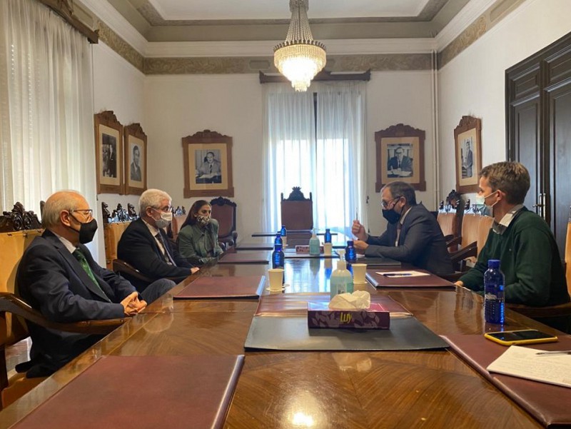 El doctor Breva se reunión con el presidente de la Diputación de Castellón.